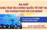 Ra mắt Trung tâm tài chính quốc tế Việt Nam tại TP Hồ Chí Minh