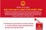 Ngày 14/3/2026, đặc khu Bạch Long Vĩ bỏ phiếu sớm