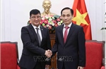 Bộ trưởng Ngoại giao Lê Hoài Trung tiếp Đại sứ Mông Cổ