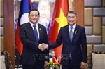 Thủ tướng Lê Minh Hưng gặp Thủ tướng Lào Sonexay Siphandone