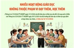 Nhiều hoạt động giáo dục không thuộc phạm vi dạy thêm, học thêm
