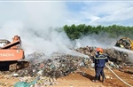 Nỗ lực dập tắt đám cháy kéo dài nhiều ngày tại Trường Thủy