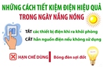 Những cách tiết kiệm điện hiệu quả trong ngày nắng nóng
