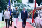 Lễ đón Tổng Bí thư, Chủ tịch nước Tô Lâm và Phu nhân thăm cấp Nhà nước tới Philippines