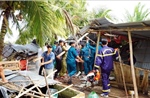 Mưa kèm dông lốc, sét gây nhiều thiệt hại tại các địa phương