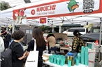 Gian hàng Việt Nam thu hút du khách tại Lễ hội Ẩm thực Thế giới ở Seoul