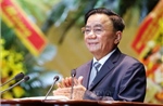 Thường trực Ban Bí thư Trần Cẩm Tú phát biểu chỉ đạo Đại hội IX Hội Nông dân Việt Nam