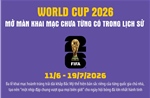 World Cup 2026 mở màn khai mạc chưa từng có trong lịch sử