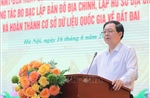 Phó Thủ tướng Hồ Quốc Dũng: Phấn đấu hoàn thành cơ sở dữ liệu quốc gia về đất đai trong năm 2026