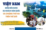 Việt Nam - điểm đến được du khách Hàn Quốc ưa chuộng thứ hai thế giới