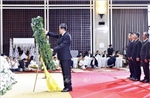 Chủ tịch Quốc hội Trần Thanh Mẫn viếng Chủ tịch Quốc hội Lào Xaysomphone Phomvihane