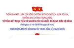 Định hướng một số nội dung tập trung tổng kết, nghiên cứu sửa đổi, bổ sung Điều lệ Đảng