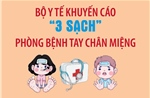 Bộ Y tế khuyến cáo '3 sạch' phòng bệnh tay chân miệng