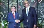 Ủy viên Bộ Chính trị, Thường trực Ban Bí thư Trần Cẩm Tú hội kiến Tổng thống Singapore Tharman Shanmugaratnam