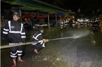 Lực lượng vũ trang xuyên đêm giúp dân khắc phục hậu quả mưa lũ tại Lạng Sơn