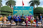 'Gian hàng 0 đồng' chăm lo người nghèo khu vực biên giới biển dịp Quốc khánh 2/9