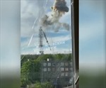 Video khoảnh khắc Nga phá hủy tháp truyền hình lớn ở Ukraine
