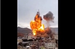 Video Israel không kích mục tiêu của lực lượng Houthi gây nổ lớn ở Yemen