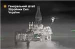 Video Ukraine tấn công ba giàn khoan dầu của Nga ở biển Caspi