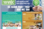 10 việc mỗi người có thể làm ngay hôm nay để giảm phát thải khí mê tan