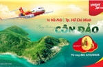 Bay Côn Đảo chỉ từ 0 đồng với &#39;3 ngày vàng&#39; siêu ưu đãi của Vietjet