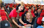 Tiếp viên hàng không Vietjet tỏa sáng trên mỗi hành trình bay
