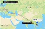 Vietnam Airlines chuyển hướng hạ cánh tại Myanmar cấp cứu sản phụ sinh con trên máy bay