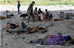 Cuộc sống cùng cực của những người vô gia cư Ấn Độ dưới cái nóng như thiêu đốt 