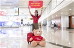 Phi hành đoàn gấu mang Valentine ngọt ngào đến với hành khách bay cùng Vietjet