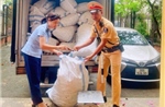Cảnh sát giao thông Hà Nội phát hiện hơn 1 tấn chân gà không rõ nguồn gốc