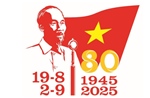Công bố mẫu biểu trưng sử dụng trong các hoạt động tuyên truyền Kỷ niệm 80 năm Cách mạng tháng Tám và Quốc khánh 2/9