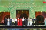 Trao giải báo chí về phát triển văn hóa và xây dựng người Hà Nội thanh lịch, văn minh