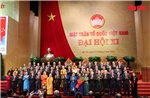 Đoàn Chủ tịch Ủy ban Trung ương Mặt trận Tổ quốc Việt Nam khóa XI ra mắt Đại hội