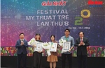 Giải thưởng Festival Mỹ thuật trẻ lần thứ 8: Giới thiệu những sáng tạo xuất sắc của nghệ sĩ trẻ