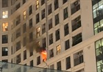Hà Nội: Dập tắt đám cháy tại căn hộ tầng 6 tòa nhà chung cư CT8