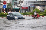 Cà Mau: Mưa lớn kéo dài, nhiều tuyến đường ngập sâu