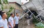 Khẩn trương khắc phục thiệt hại do giông lốc tại xã Lạc Đạo (Hưng Yên)
