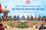 Thủ tướng Phạm Minh Chính đối thoại với thanh niên toàn quốc