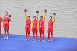 ASIAD 2023: Rowing giành huy chương đầu tiên cho Đoàn Thể thao Việt Nam