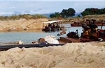 Chuyển hồ sơ để truy cứu trách nhiệm hình sự công ty khai thác cát có nhiều vi phạm