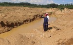 Ngăn chặn khai thác cát trái phép trên sông Chu