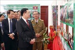 Chủ tịch Quốc hội Vương Đình Huệ thăm Học viện Chính trị Công an Lào