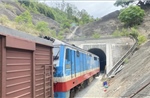 Thông hầm đường sắt Chí Thạnh sau 10 ngày xảy ra sạt lở