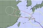 Bão Bebinca tiến sát phía Tây Nam Nhật Bản
