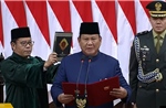 Ông Prabowo Subianto nhậm chức Tổng thống Indonesia