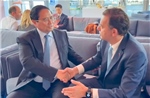 Thủ tướng Phạm Minh Chính gặp Thủ tướng Bồ Đào Nha Luis Montenegro