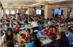 Khoảng 700 vận động viên tranh tài ở Giải Cờ vua miền Trung và Tây Nguyên mở rộng 