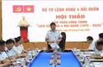 Biên soạn công trình nghiên cứu lịch sử 50 năm xây dựng Vùng 4 Hải quân
