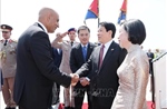 Chủ tịch nước Lương Cường bắt đầu chuyến thăm cấp Nhà nước Cộng hòa Ai Cập