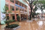 Đồng Nai: Khoảng 1.500 học sinh nghỉ học do nước sông dâng cao gây ngập sâu 